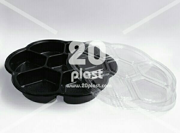 ظروف یکبار مصرف چند قسمتی در دار