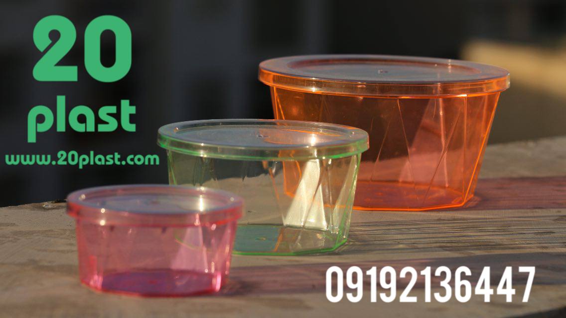 ظروف یکبار مصرف لوکس درب دار