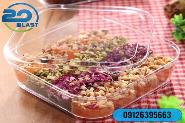 قیمت ظروف یکبار مصرف شفاف کریستالی