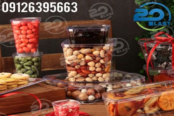 فروش عمده ظروف یکبار مصرف کریستالی