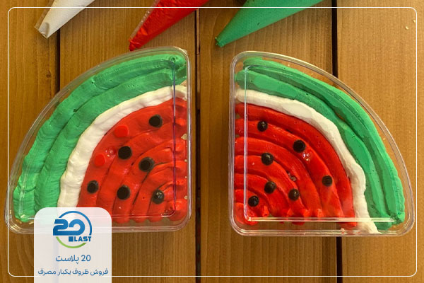 ظروف یکبار مصرف جار کیک