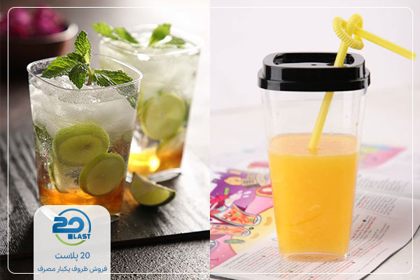 لیوان یکبار مصرف کریستالی