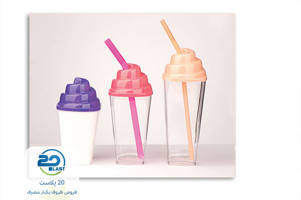 لیوان یکبار مصرف کریستالی