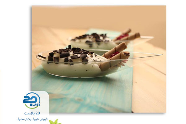 ظرف دسر یکبار مصرف