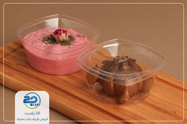 ظروف یکبار مصرف جار کیک