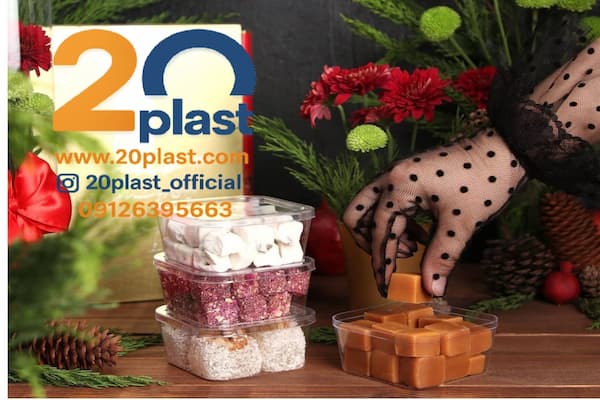 قیمت عمده ظروف بسته بندی شیرینی | ظروف کریستالی