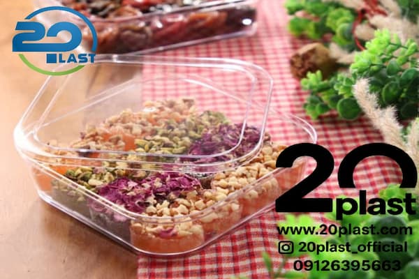 ظروف کریستالی بسته بندی شیرینی