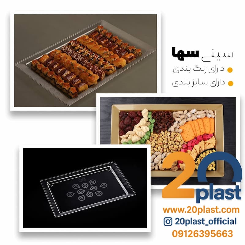 سینی یکبار مصرف لوکس مجلسی