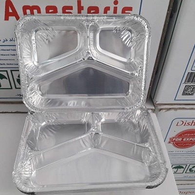 ظروف آلومینیومی یکبار مصرف غذا