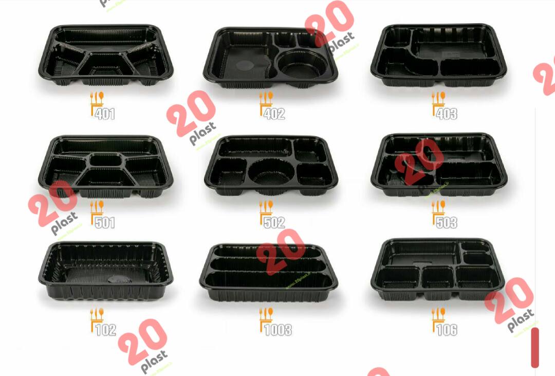 ظروف یکبار مصرف چندخانه