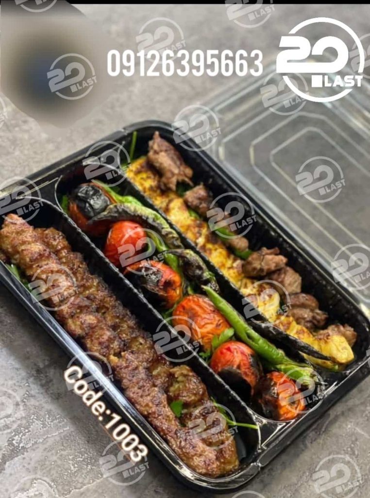 ظروف یکبار مصرف چند خانه ای
