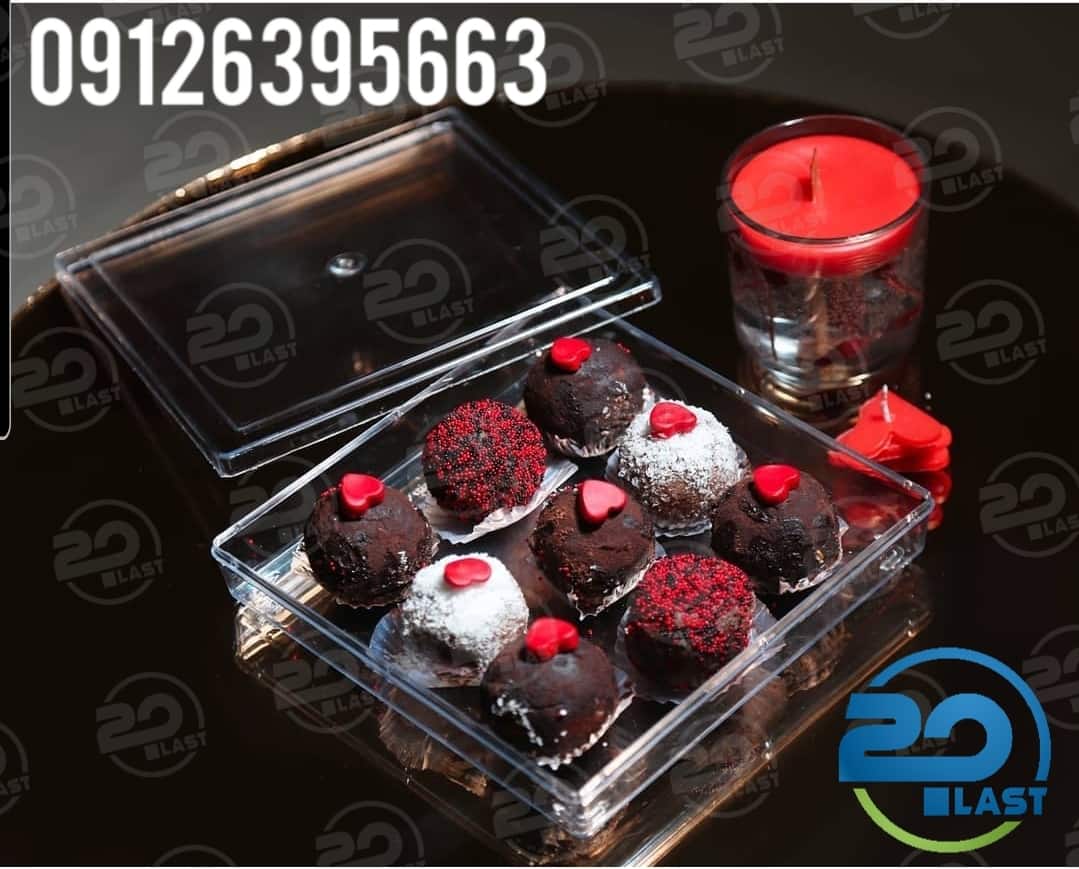 ظروف کریستالی بسته بندی شیرینی