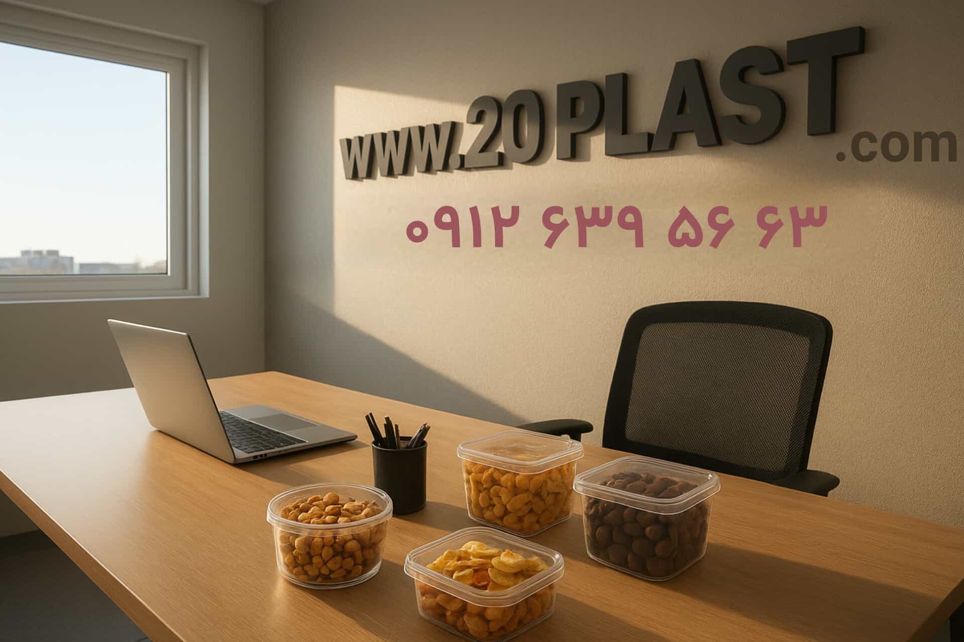 ظروف یکبار مصرف کریستالی برای فروش آجیل و شکلات هدیهای