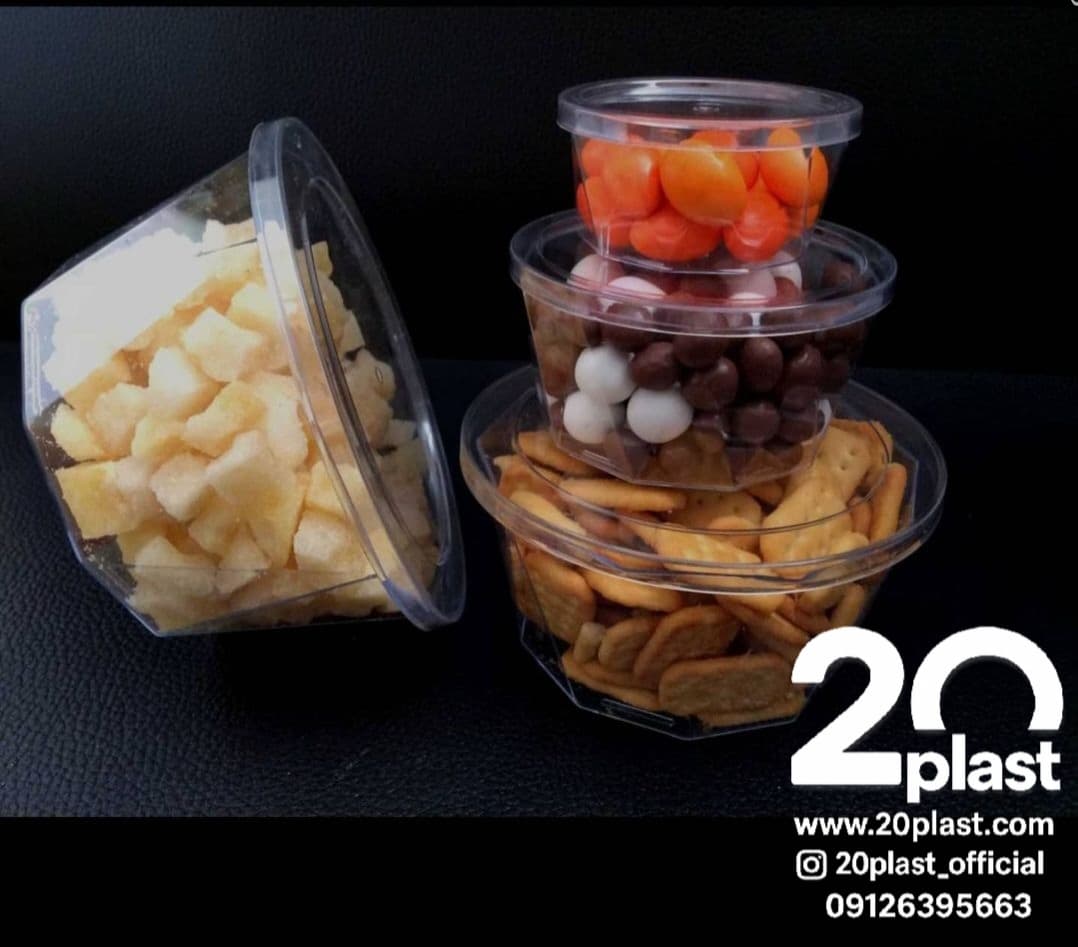 نحوه بسته بندی لوکس شیرینی با ظروف بسته بندی کریستال