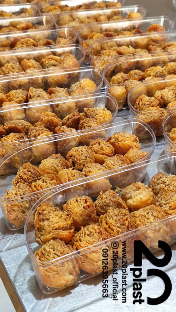 نحوه بسته بندی لوکس شیرینی با ظروف بسته بندی کریستال