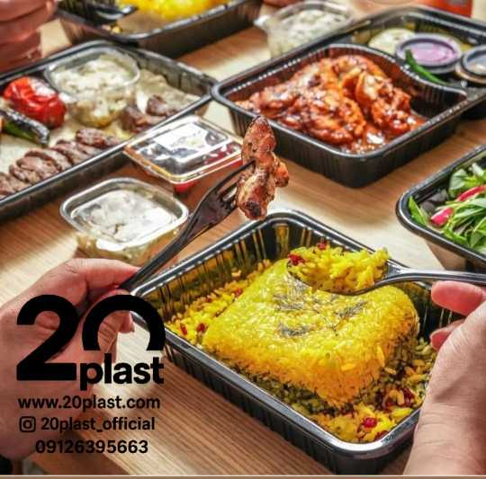 ظروف یکبار مصرف مایکروویوی شفاف و مشکی؛ محصولات لوکس و متفاوت