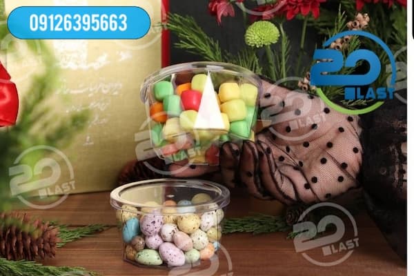 راهنمای چیدمان خشکبار فروشگاه با ظروف یکبار مصرف کریستالی