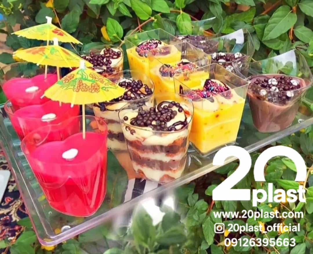 انتخاب ظرف دسر یکبار مصرف مناسب برای ژلههای تزئین شده