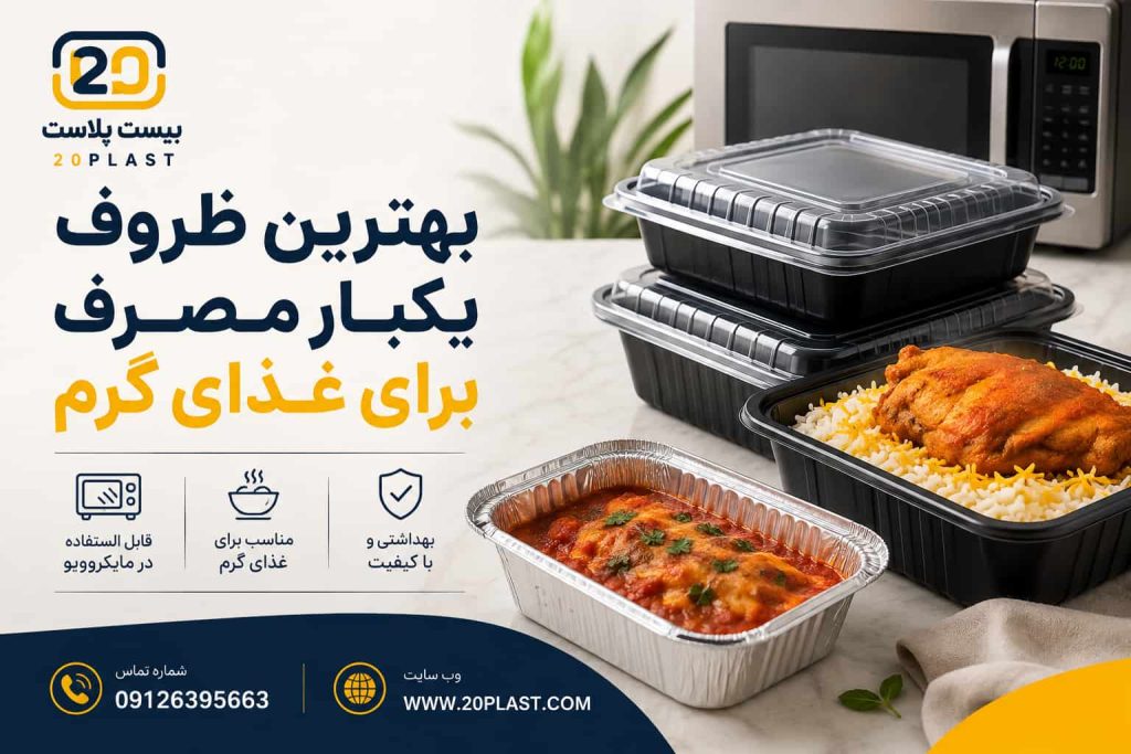 بهترین ظروف یکبار مصرف برای غذای گرم